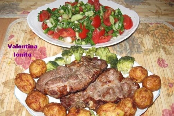 Ceafa de porc marinata la grill (gratar)