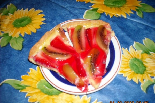 Crostata cu crema de lamaie si fructe(tarta)