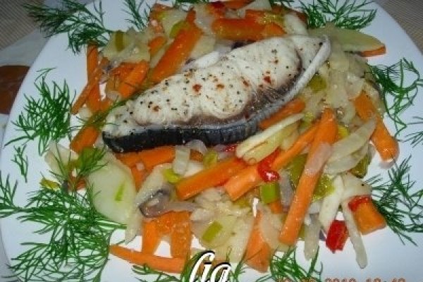 Rechin cu legume la steamer