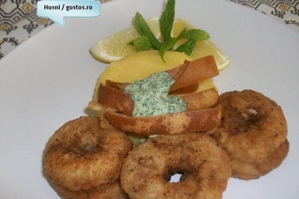 File de peste "donut" prajit