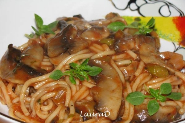 Spaghetti cu ciuperci