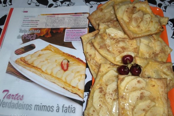 Mini tarte de mere(Tarte folhada de maçã)