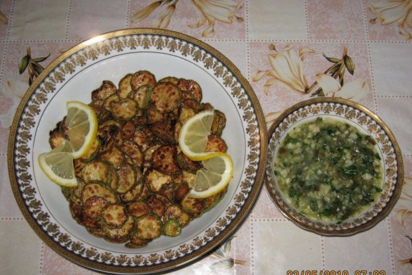 Dovlecei caliti cu mujdei de usturoi-specific tarilor arabe