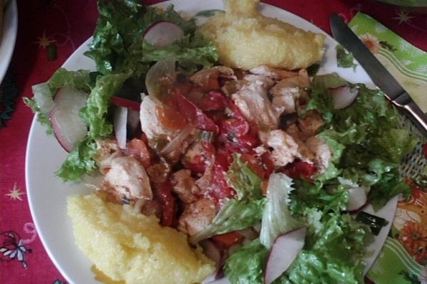 Mix de legume cu piept de pui