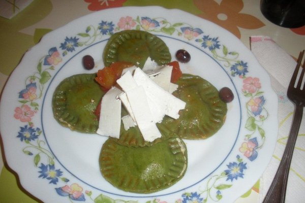 Palarii de pasta cu spanac