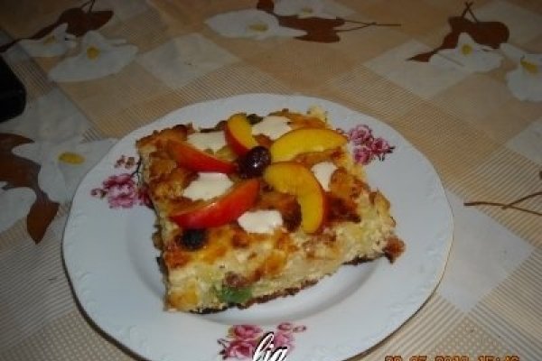 Budinca de paste cu branza