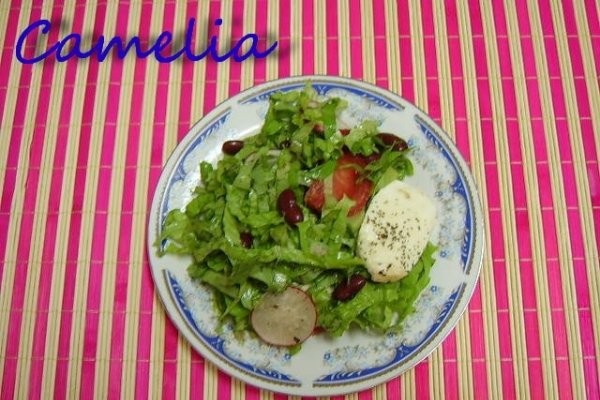 Salata de fasole cu mozzarella