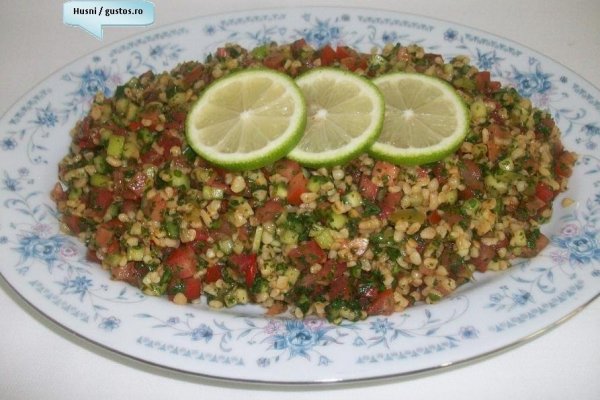 Salata de "burghul" mare(specific arab)