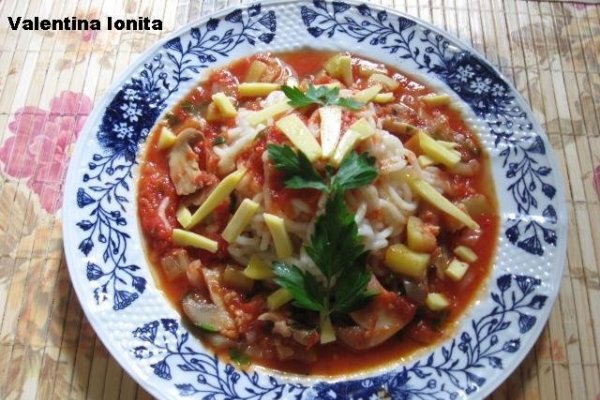 Spaghete cu legume - de post