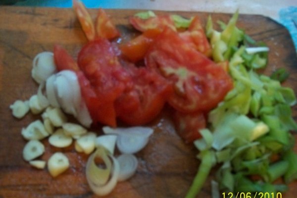 Peste umplut cu legume