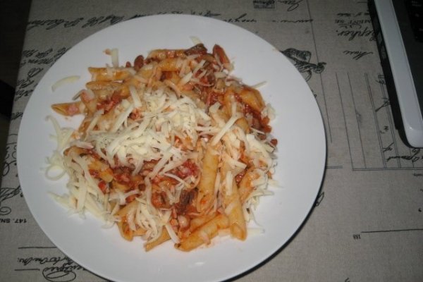 Paste cu sos de ciuperci