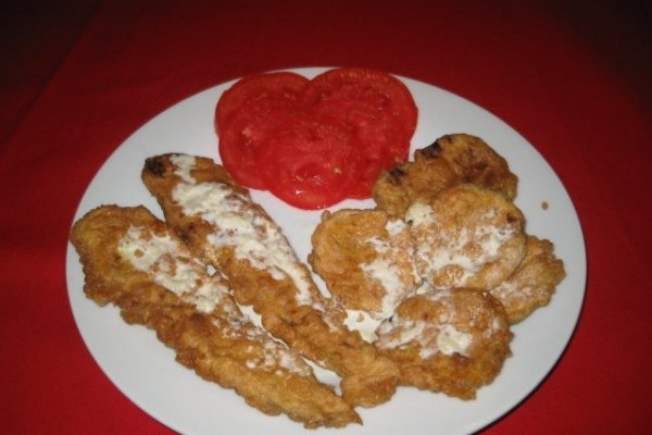 dovlecei pane cu sos de usturoi