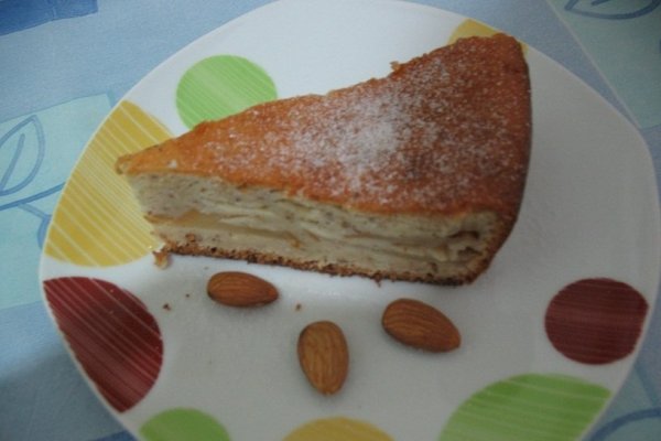 Prajitura cu iaurt si pere