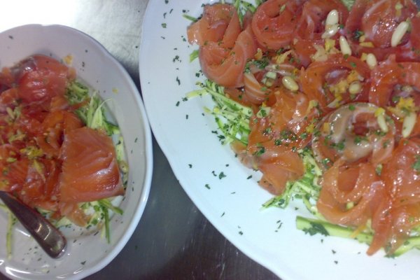 Somon marinat cu seminte de anason(anice)