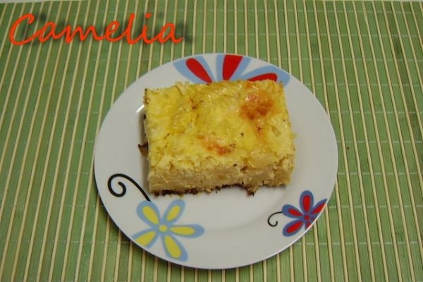 Budinca dulce cu cas si fusilli