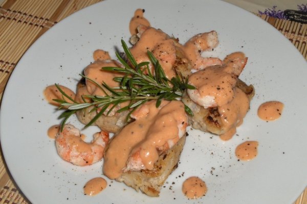 Medalioane de Pescada cu creveti