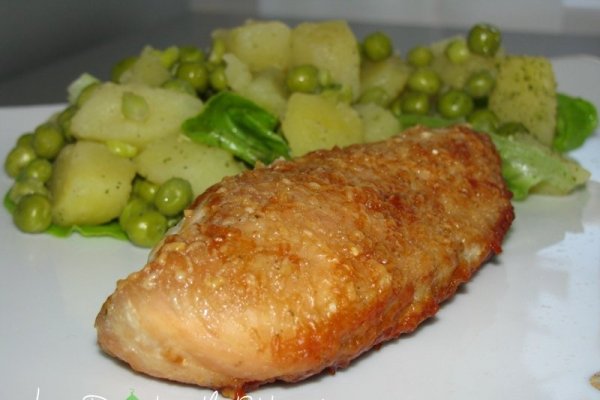 Piept de pui cu parmesan