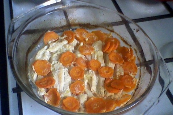 Piept de pui cu morcov in suc de portocale