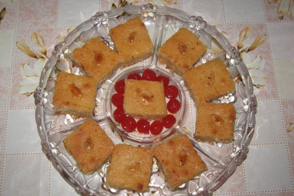 Basbousa- Prajitura de gris cu sirop de zahar-specifica tarilor arabe