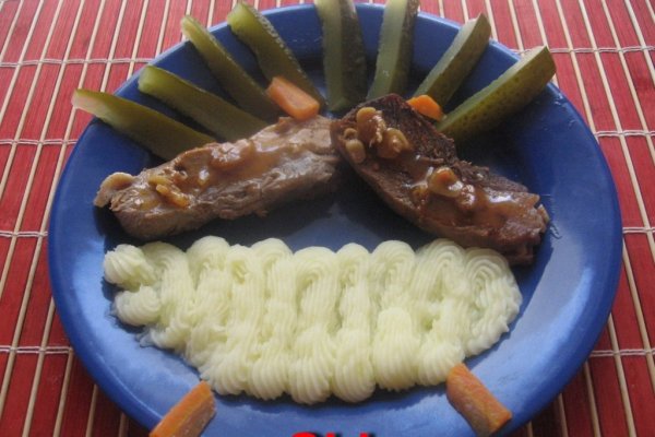 Felii de porc rumenite in sos dulce