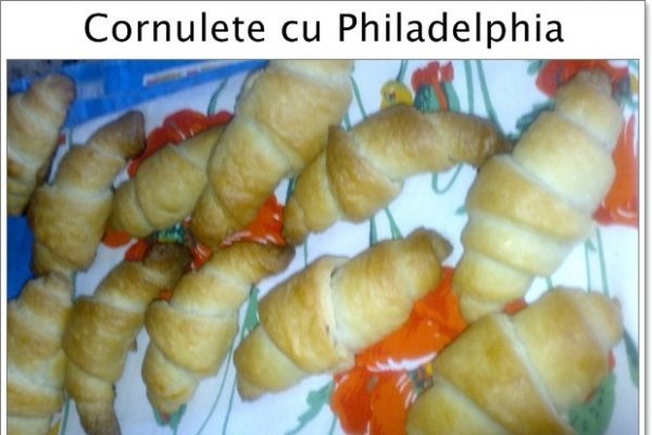 Cornulete simple cu Philadelphia