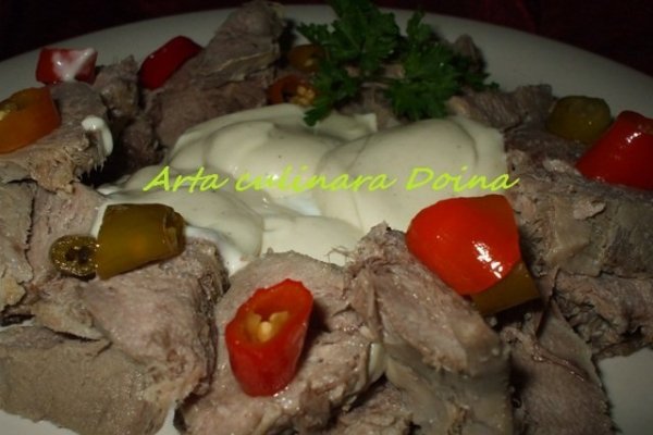 Coronita de limba cu sos picant dulce acrisor