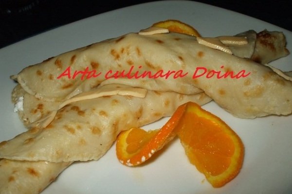 Clatite cu branza (aperitiv sau desert)