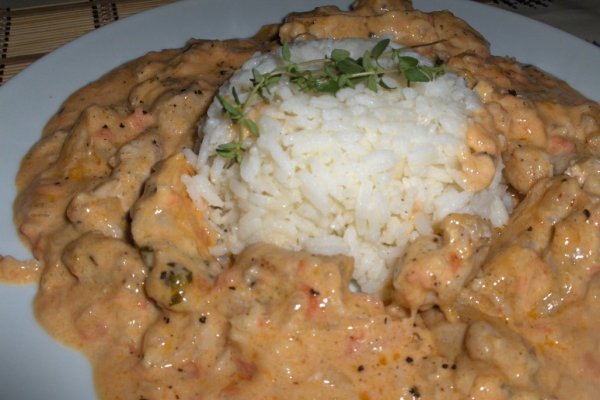 Strogonof cu cimbru de câmp (Strogonof com tomilho)