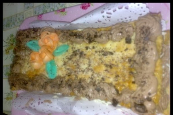 Prajitura in straturi cu crema chantilly