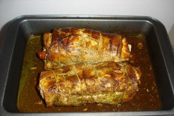 Muschiulet de porc impanat  ( rulat )