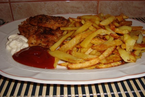 Cartofi pai cu piept de pui