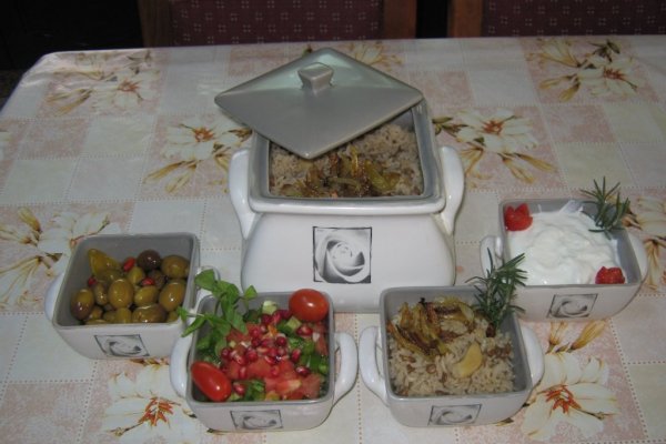 "Mujadara "- Orez cu linte- specific tarilor arabe