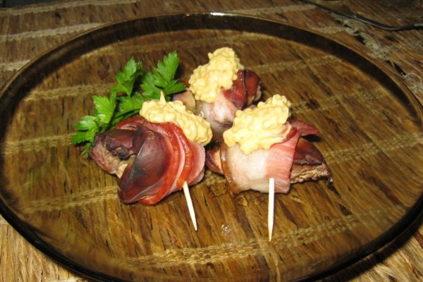 Ficatei cu sunca si sos de mustar