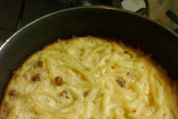 Budinca de macaroane cu branza de vaci