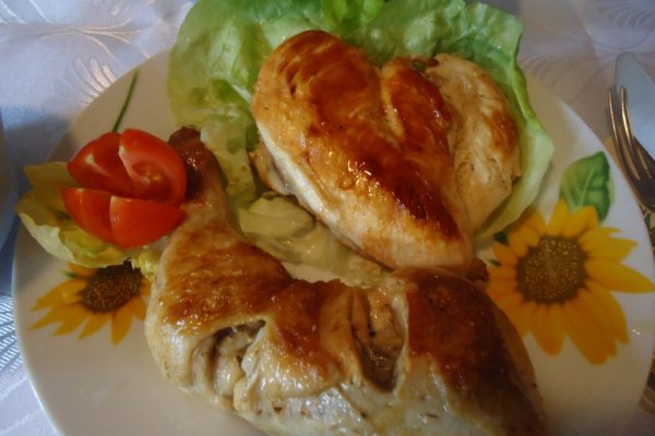 Friptura de pui cu sos de lamaie la dubletta