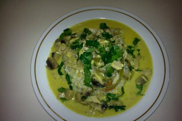 Orez cu Sos Alb Delicios