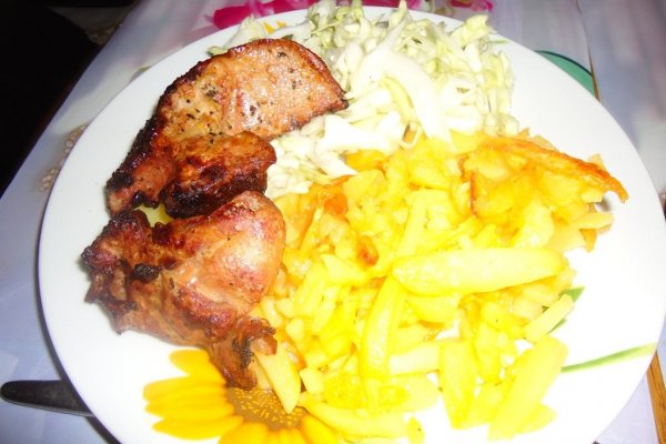 Ficat de porc pe grill