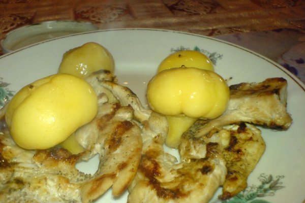 Piept de pui cu gogonele