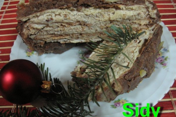 Prajitura cu foi si crema de ness