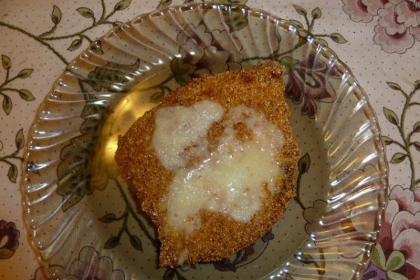 Peste prajit cu mujdei de usturoi