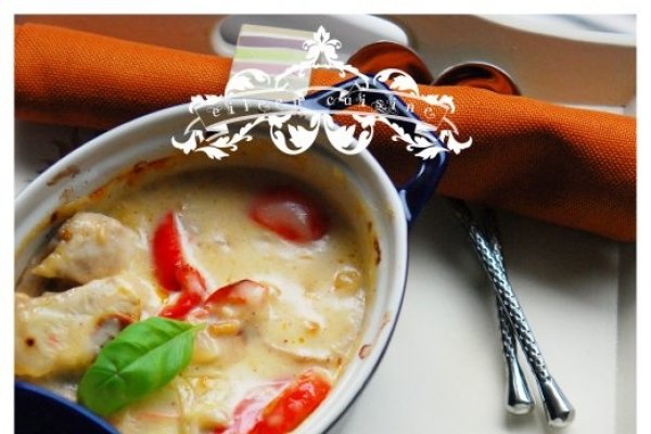 Piept de pui cu crema cheddar