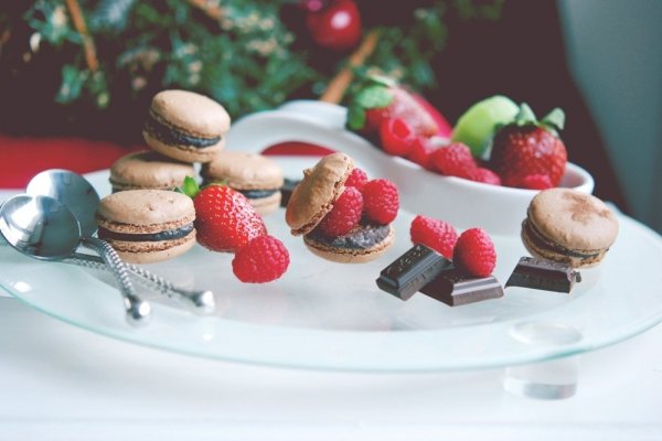 Macarons cu ciocolata - tehnica italieneasca