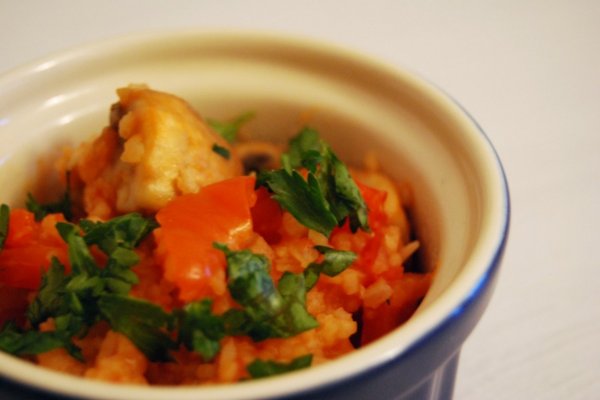 Orez cu legume la cuptor