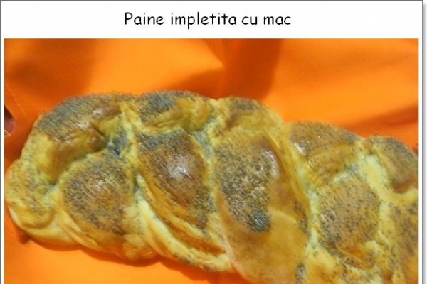 Paine impletita cu mac