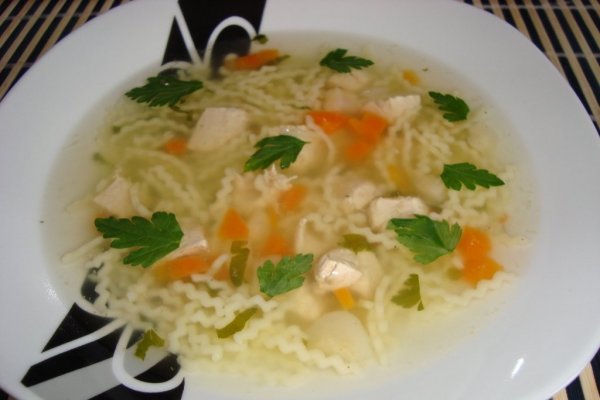 Supa de taitei cu carne