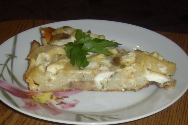 Ciuperci cu cartofi si oua