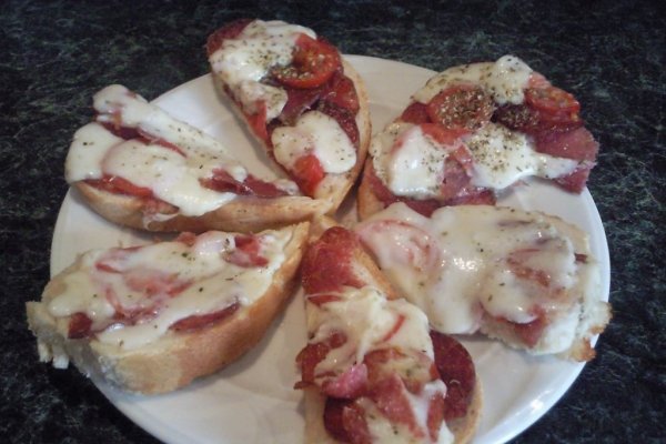 Bruschette la cuptor