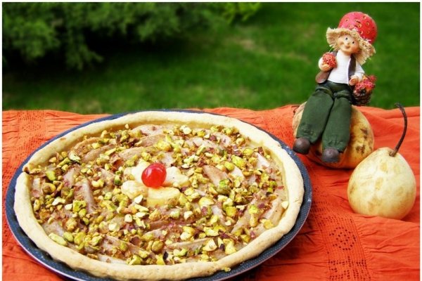 Tarta de pere cu fistic