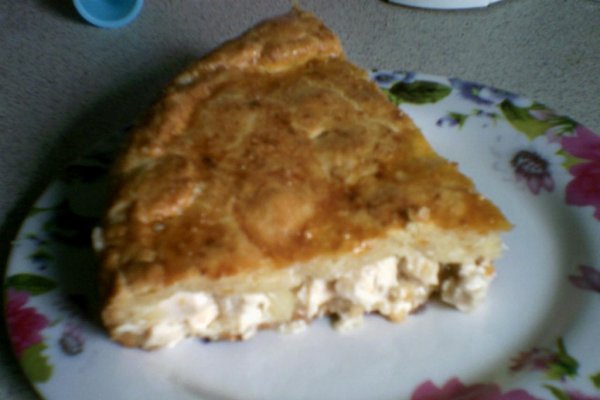 Placinta cu carne de pui