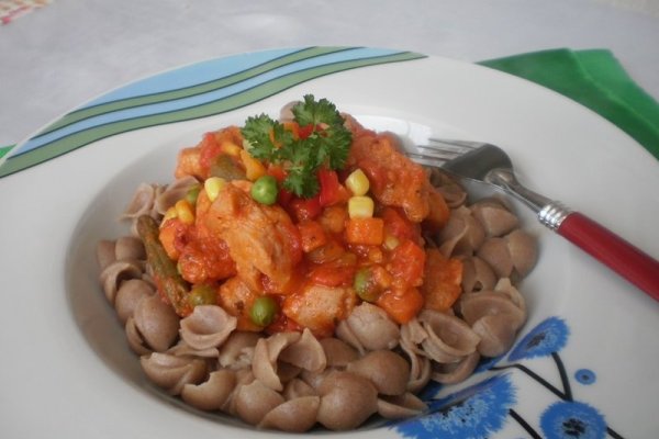 Paste cu soia si legume